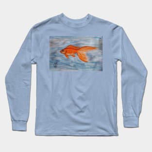 Fancy Goldfish Study Long Sleeve T-Shirt